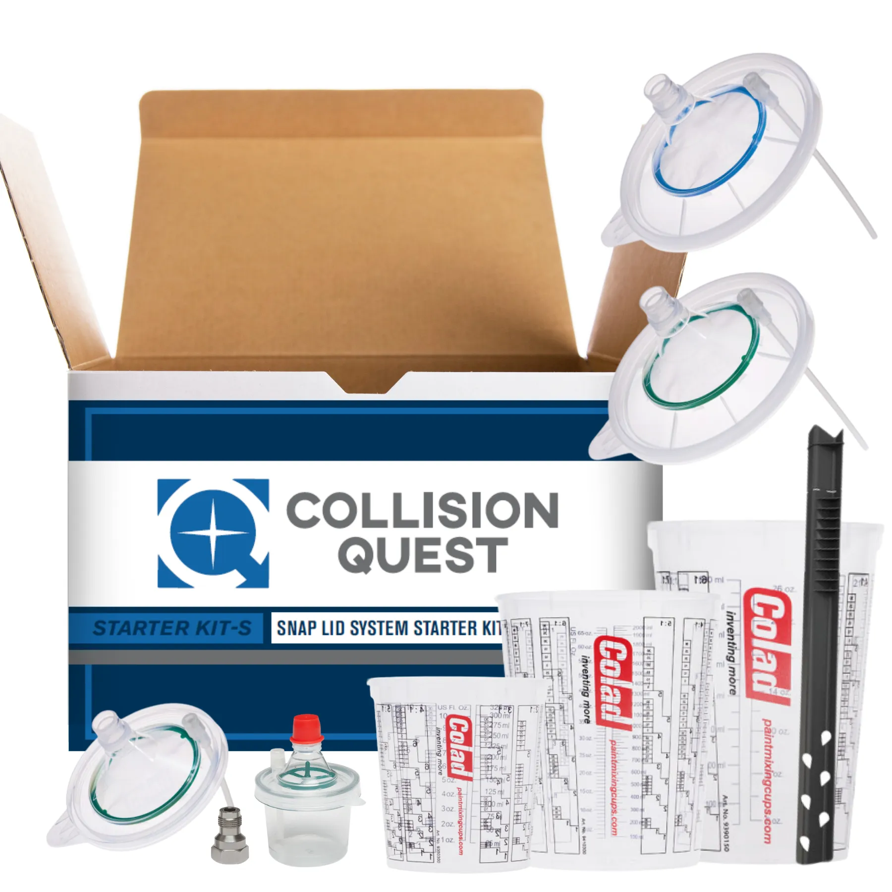 Collision Quest Snap Lid System Starter Kit Powered by Colad- Small (23 Piece)