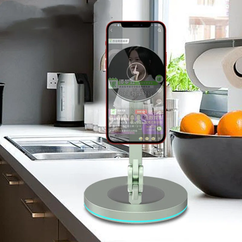 Compatible with Apple , 2 In 1 Magnetic Wireless Charger