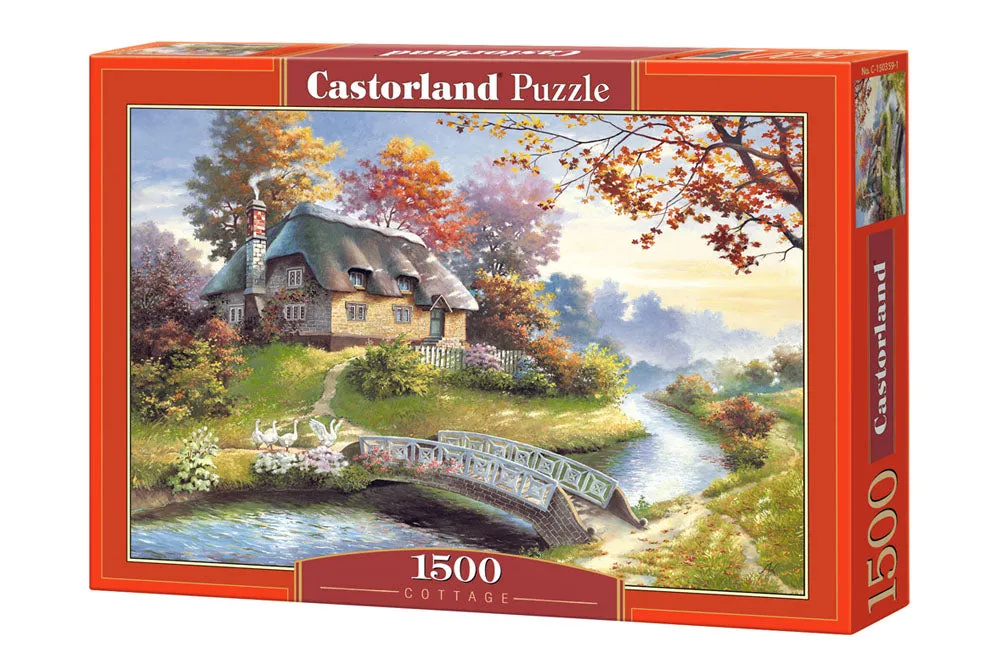 Cottage, 1500 Pc Jigsaw Puzzle by Castorland