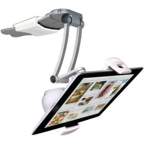 CTA Digital PAD-BKMS iPad-Tablet 2-in-1 Kitchen Mount Stand with Bluetooth Speaker