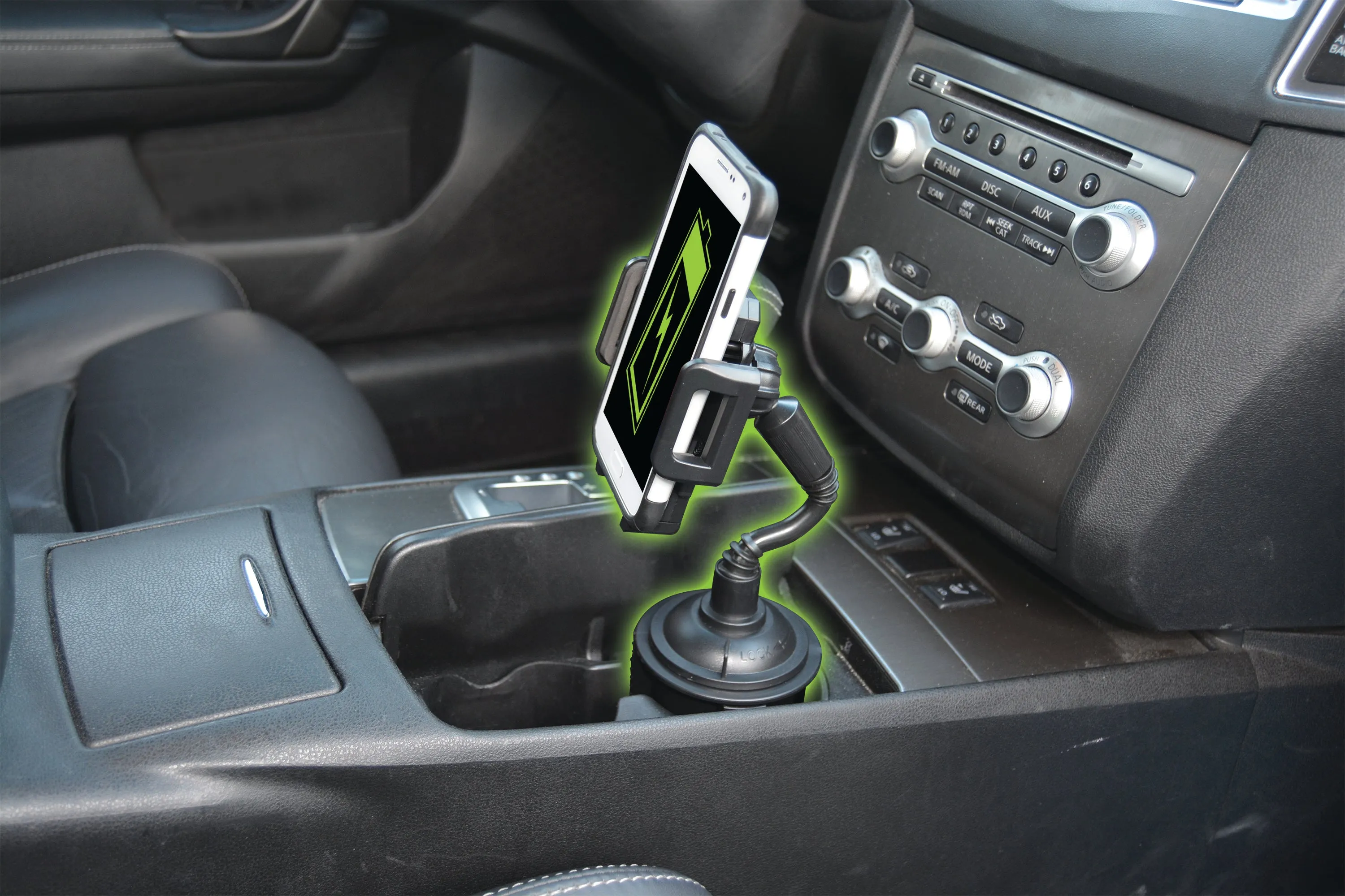 Cup Holder Adjustable Phone Stand - 4 Pieces Per Retail Ready Display 21613