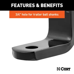 CURT 45016 Class 2 Ball Mount (1-1/4in. Shank; 3;500 lbs.; 3-1/4in. Drop; 9-3/8in. Long)