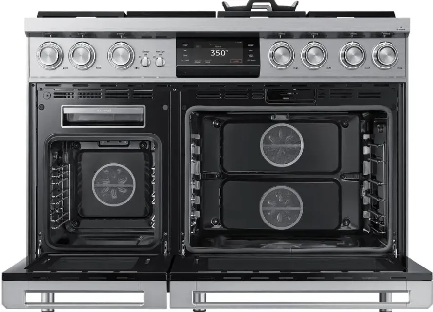 Dacor - 4.8 cu. ft  Dual Fuel Range in Silver - DOP48C96DLS