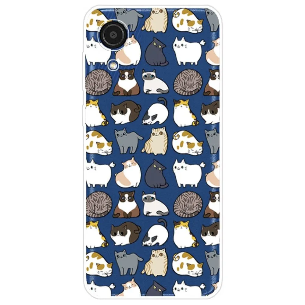 Deco Samsung Galaxy A03 Core case - Cats Stickers