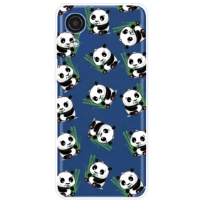 Deco Samsung Galaxy A03 Core case - Pandas