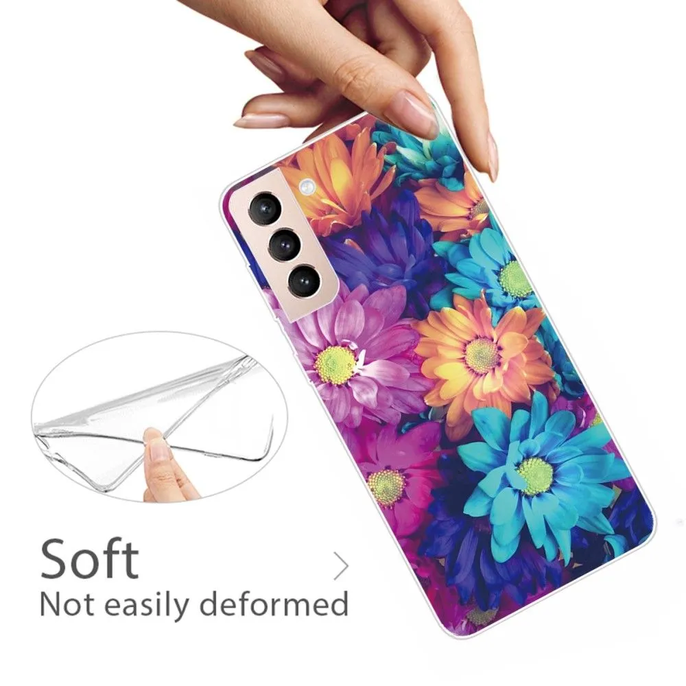 Deco Samsung Galaxy S22 case - Colorful Daisy