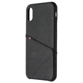 DECODED Full Grain Leather Card Case for Apple iPhone X - Black