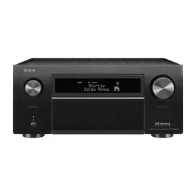 Denon AVRX8500HA | Récepteur AV 13.2 canaux - Réseau - Cinéma maison - Amplificateur de puissance monolithique - Bluetooth - Wi-Fi - 8K - HEOS - Noir