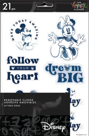 Disney© Mickey Mouse & Minnie Mouse Indigo Dry Erase Removable Decals