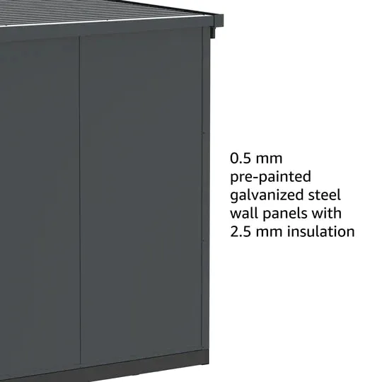 Duramax 10x10 Garden Glass Room, Outdoor Office, Shelter, Playroom and Insulated Building