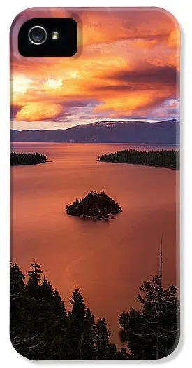 Emerald Bay Fire - Phone Case