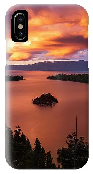 Emerald Bay Fire - Phone Case