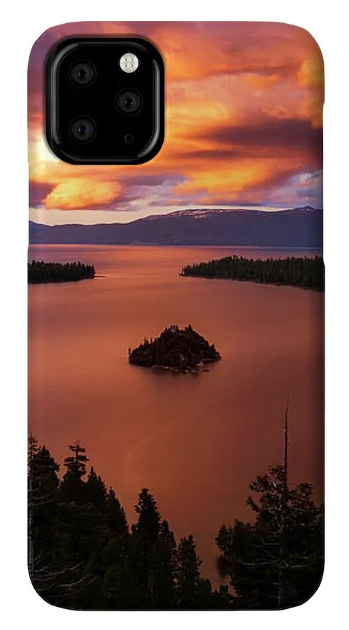 Emerald Bay Fire - Phone Case