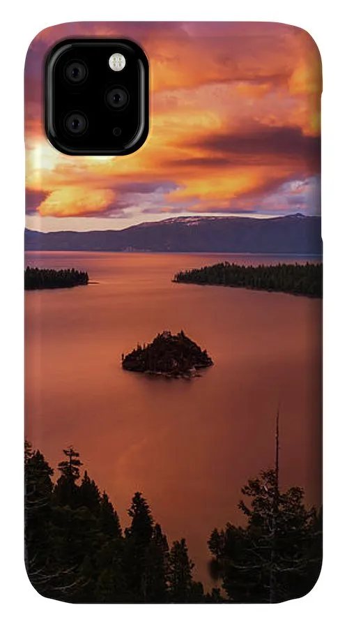 Emerald Bay Fire - Phone Case