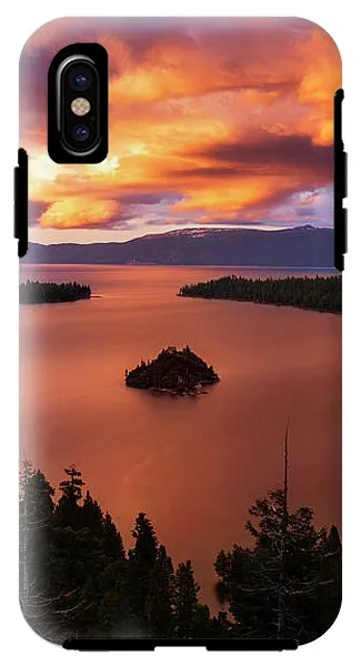 Emerald Bay Fire - Phone Case