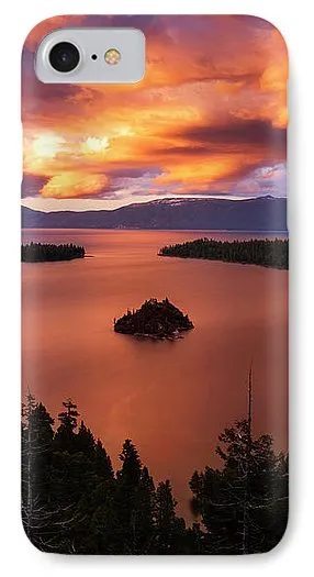 Emerald Bay Fire - Phone Case