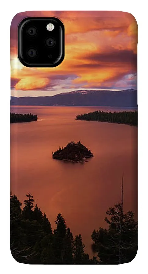 Emerald Bay Fire - Phone Case