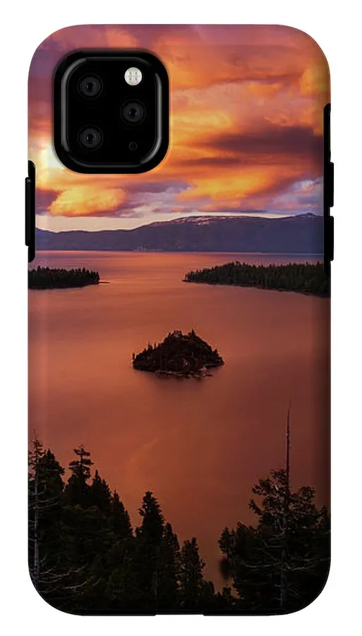 Emerald Bay Fire - Phone Case