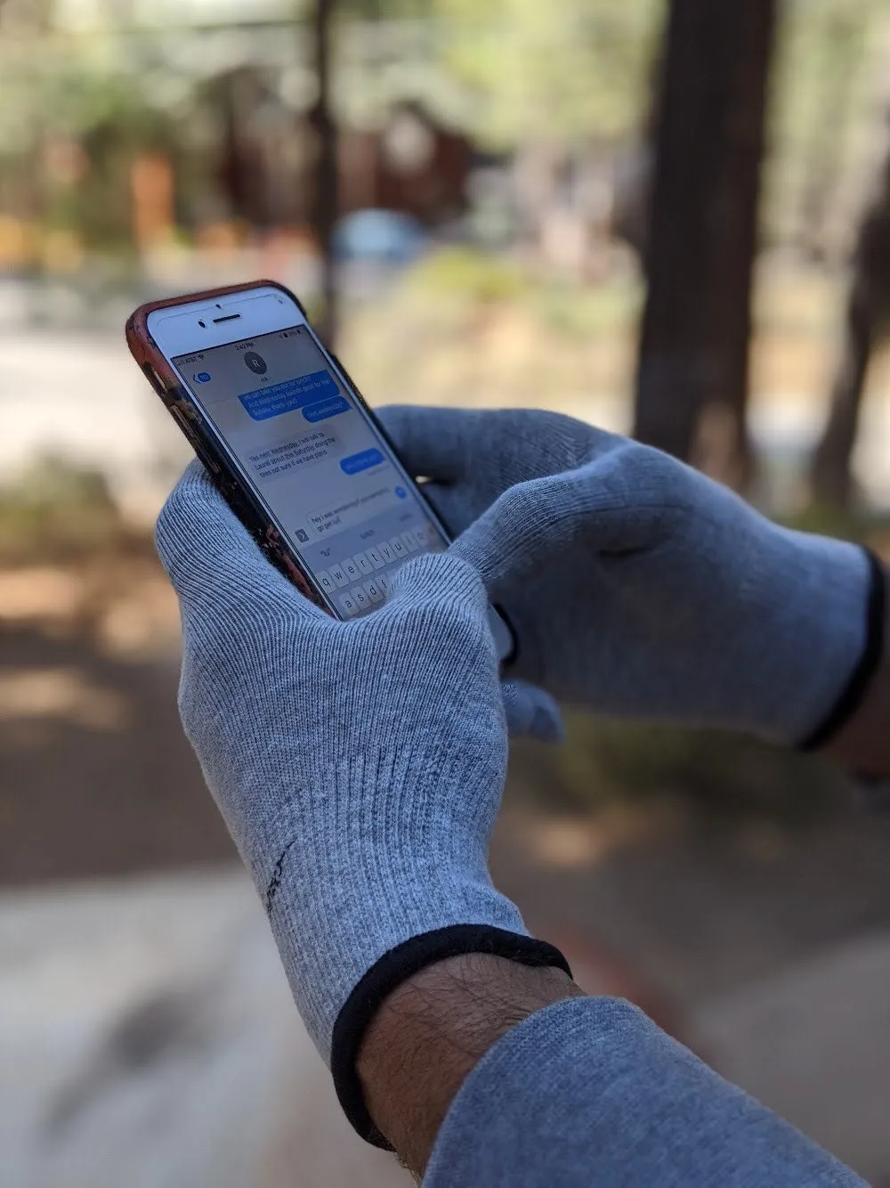 EMF Texting Gloves