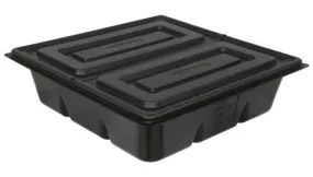 Flo-n-Gro 100 Gal Res Lid (2 Pieces) - Black