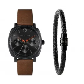 Gents Caine Multifunction Steel Brown Watch BKGFW2221