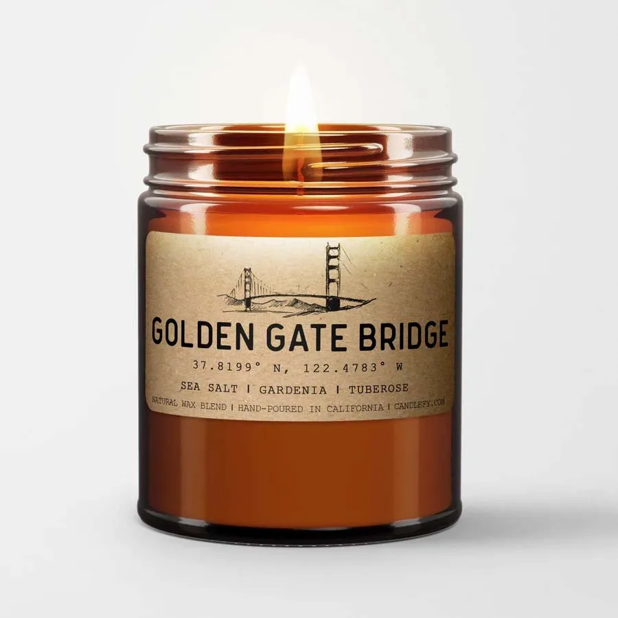 Golden Gate Bridge Candle