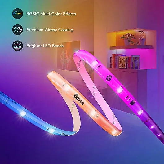 Govee RGBIC Pro Wi-Fi Smart Color-Changing LED Strip Light with Bluetooth