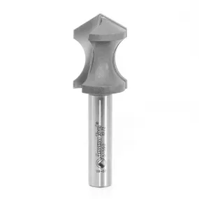 Hand Grip Plunge Router Bit | 1⁄2 Radius x 45°x 1 1⁄8 Dia x 1 9⁄16 x 1⁄2"Shank | 51590 | 738685155905