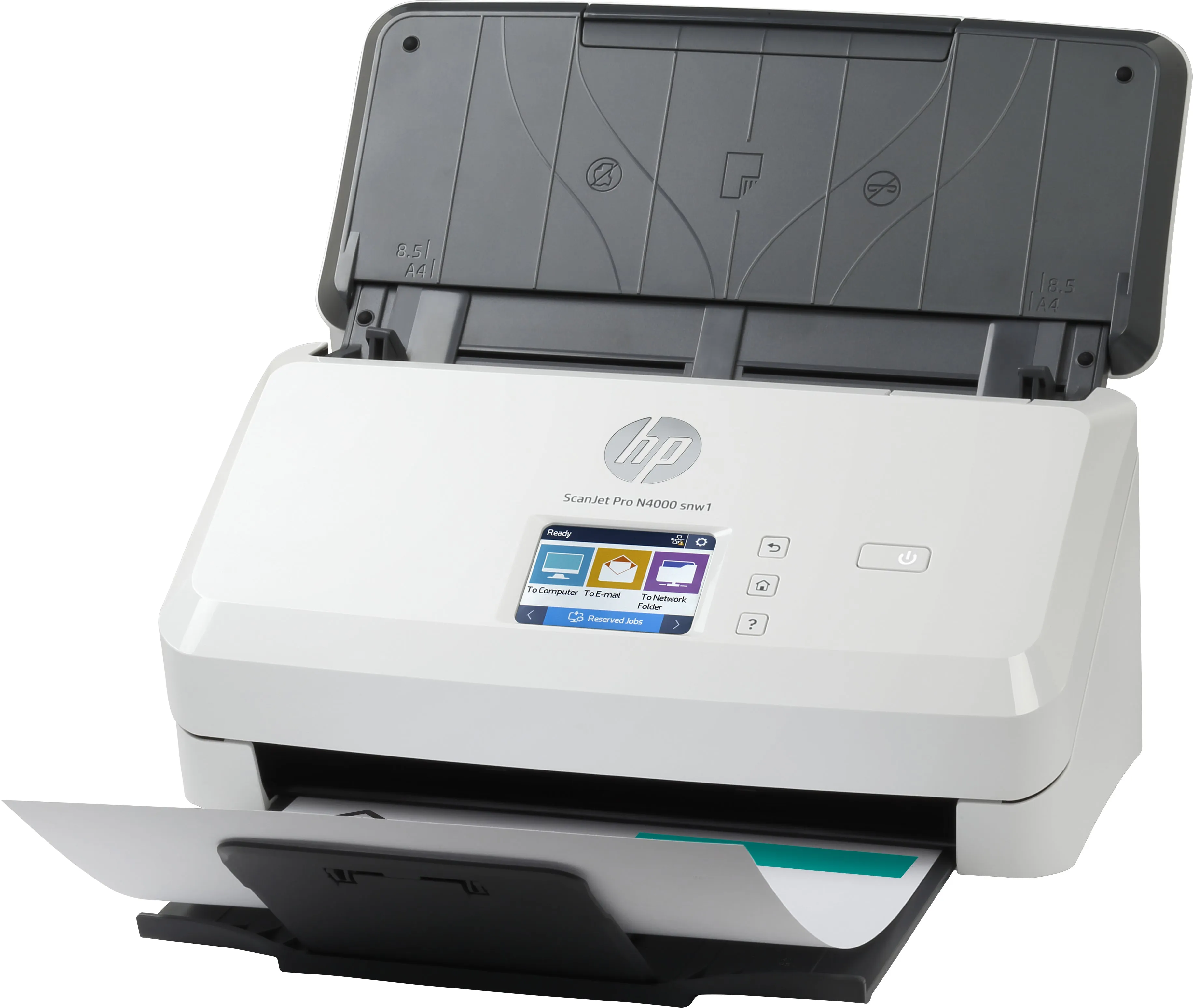 Hp Scanjet Pro N4000 Snw1 Sheet-Feed - Document Scanner - Cmos / Cis - Duplex - 216 X 3100 Mm - 600 Dpi X 600 Dpi - Up T