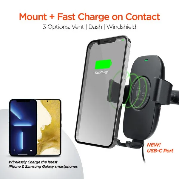 HyperGear Gravity 15W Wireless Fast Charge Mount