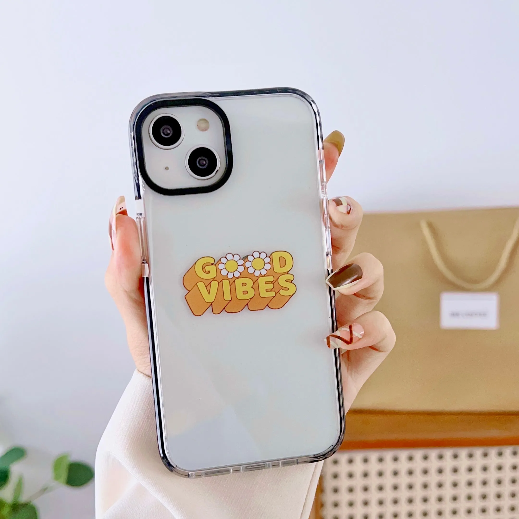 Impact Proof Silicon Case For iPhone ( Love Stickers )