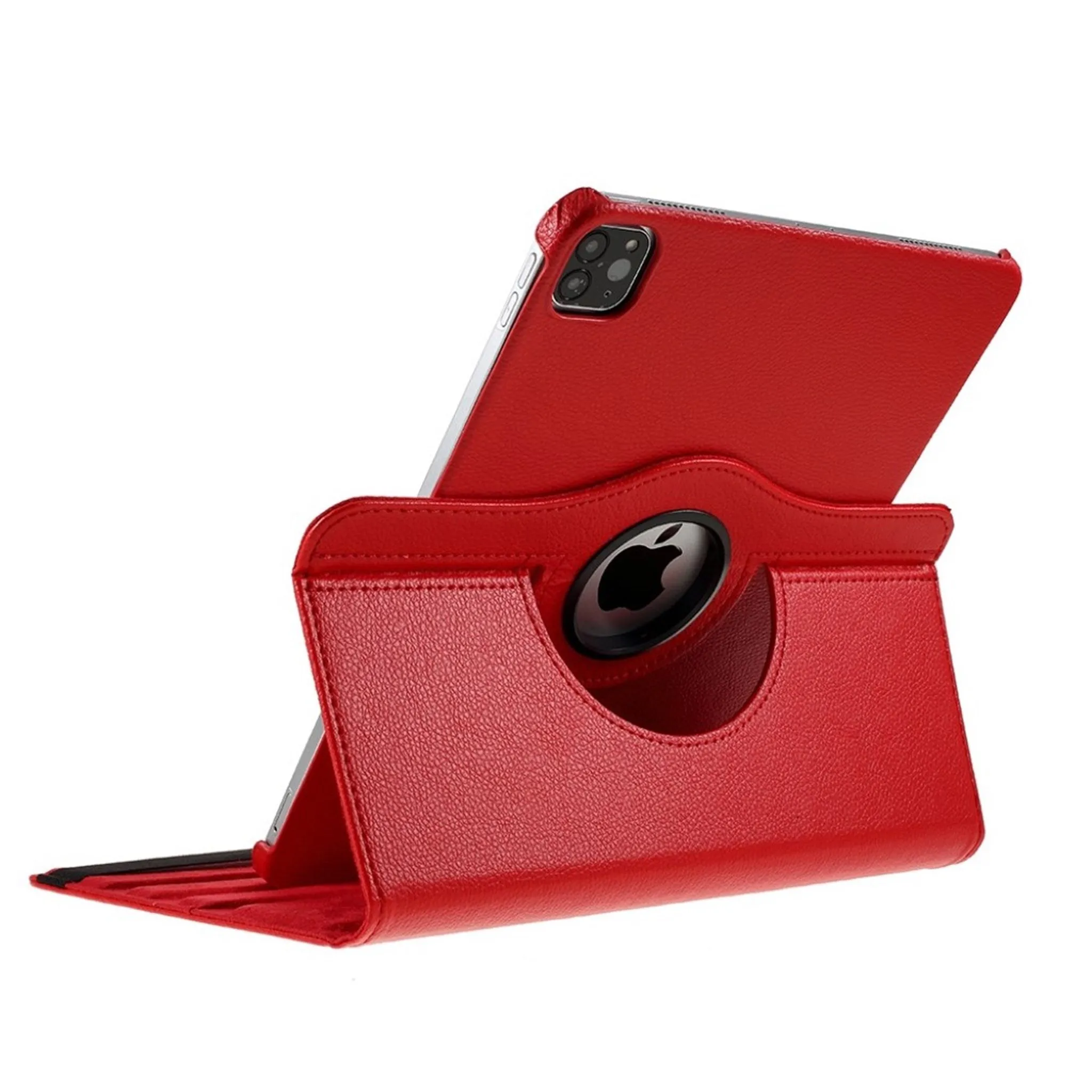 iPad Air (2020) 360 degree rotatable leather case - Red