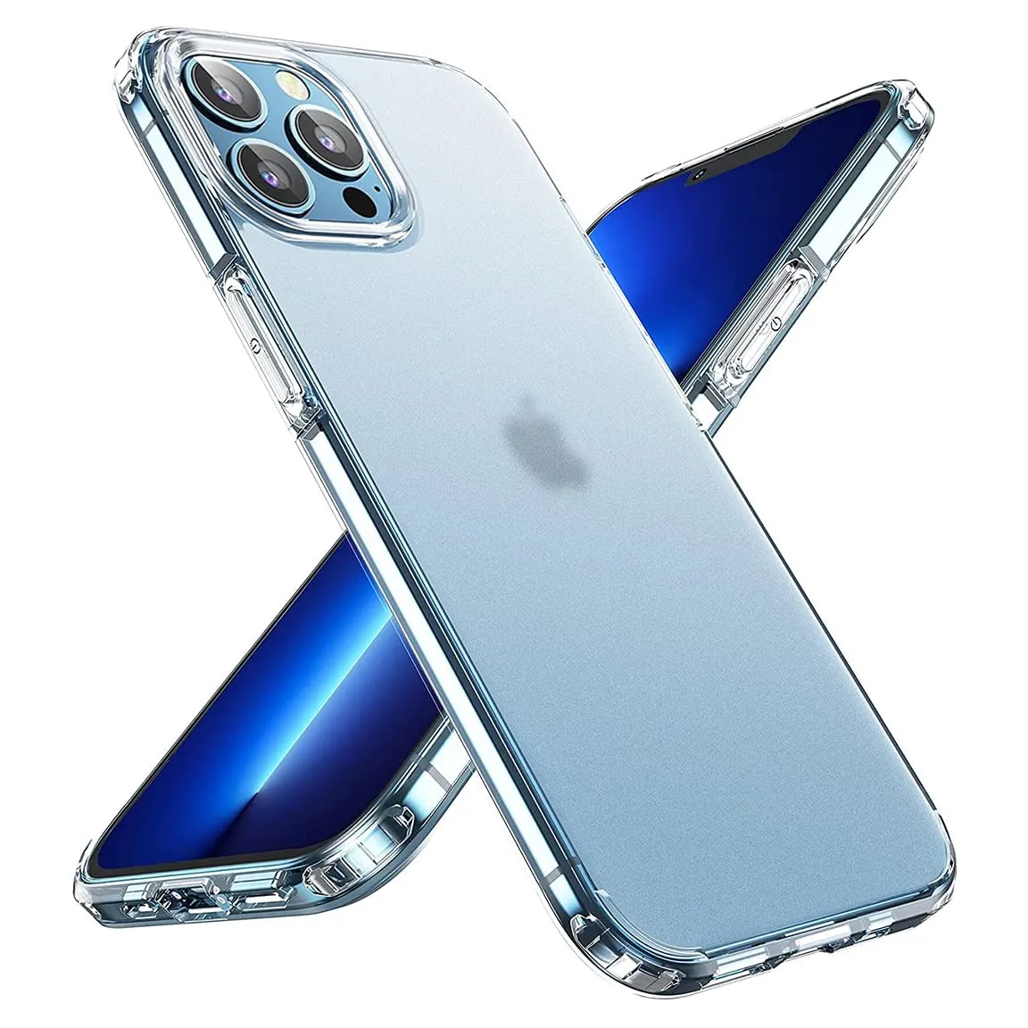 iPhone 13 Pro Max Slim Back Cover Case | Ice Crystal - Clear