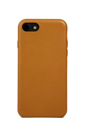 iPhone 7/8 Case, Tan Leather