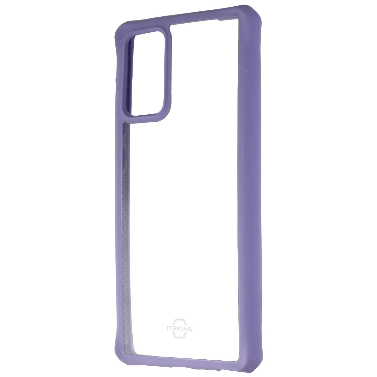 ITSKINS Hybrid Solid Case for Samsung Galaxy Note20 - Purple & Transparent