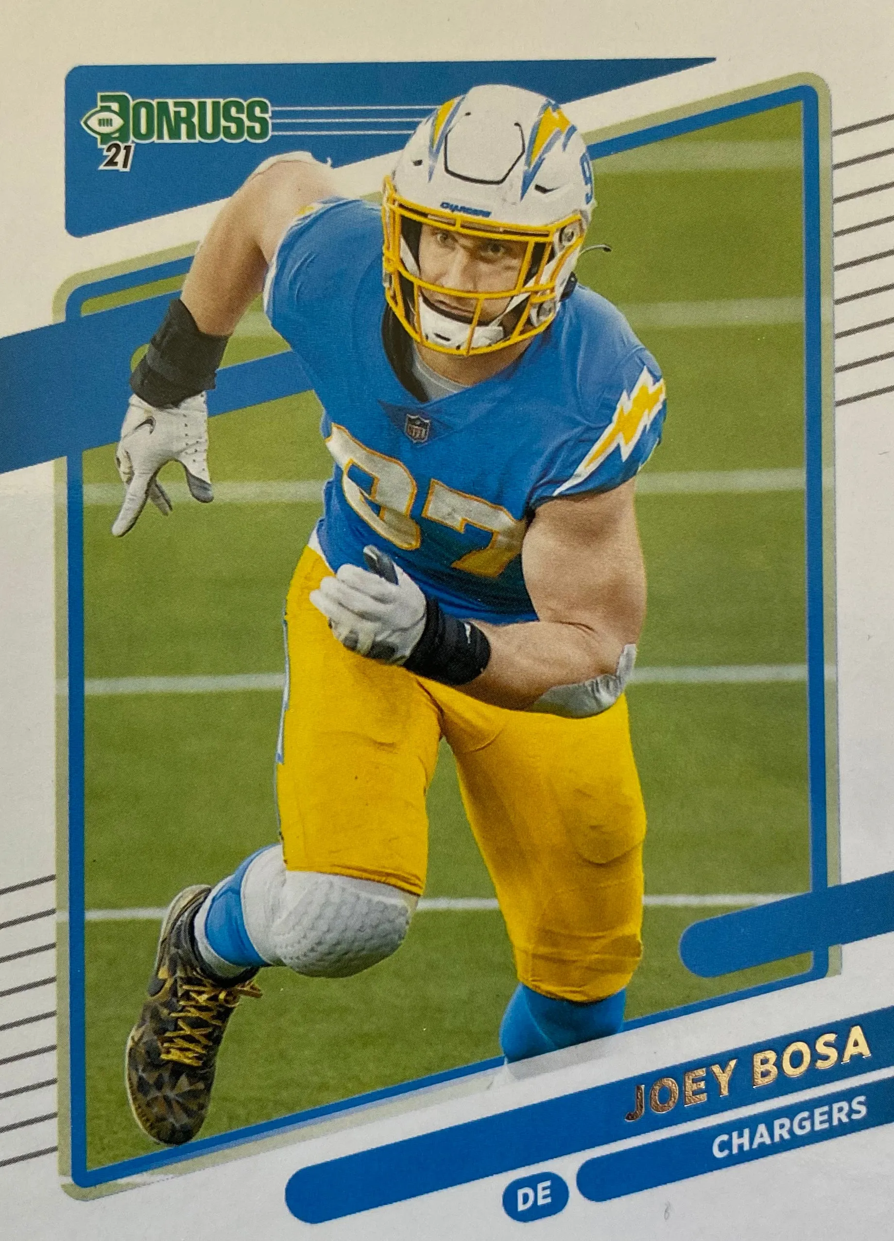 Joey Bosa Football Card Belts