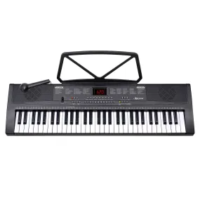 Karrera 61-Key Electronic Piano Keyboard 75cm (Black)