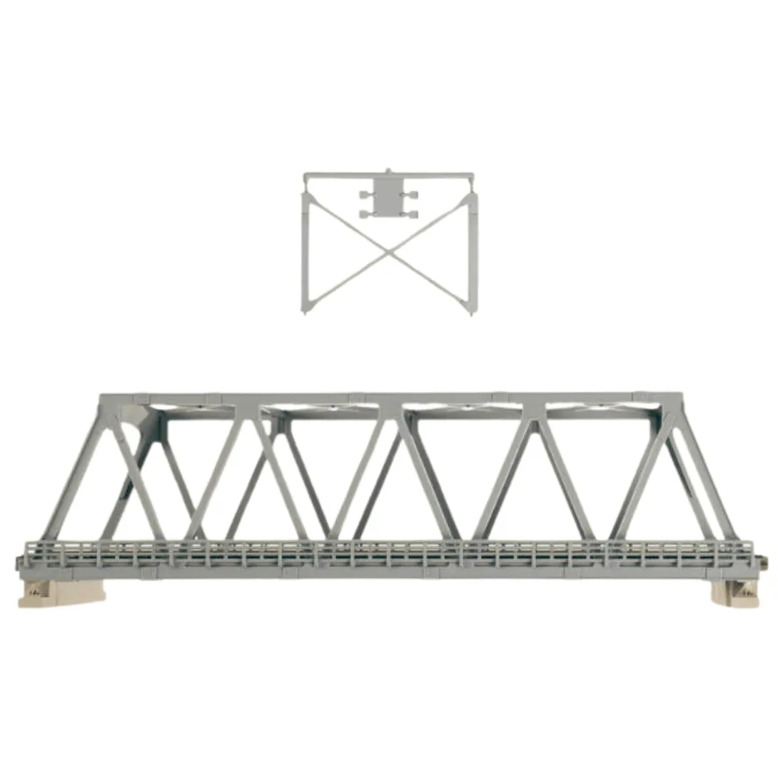 KATO - 20-437 - Double Truss Bridge - Silver - N Gauge