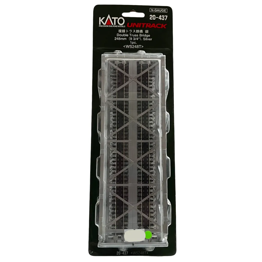 KATO - 20-437 - Double Truss Bridge - Silver - N Gauge