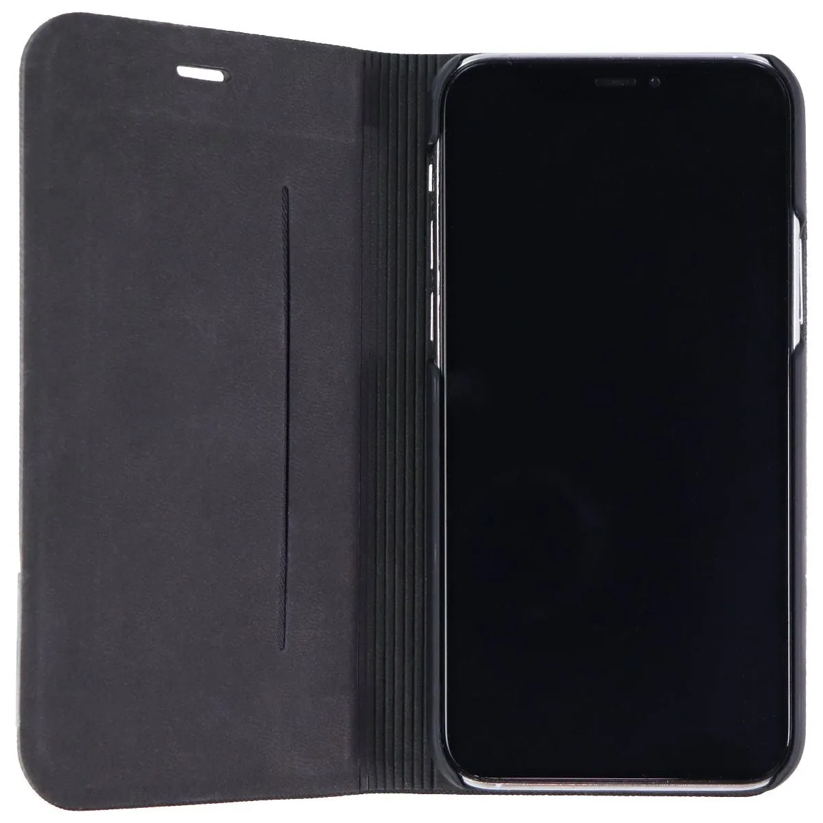 LAUT Prestige Folio Case for Apple iPhone 11 Pro - Black Saffiano Vegan Leather