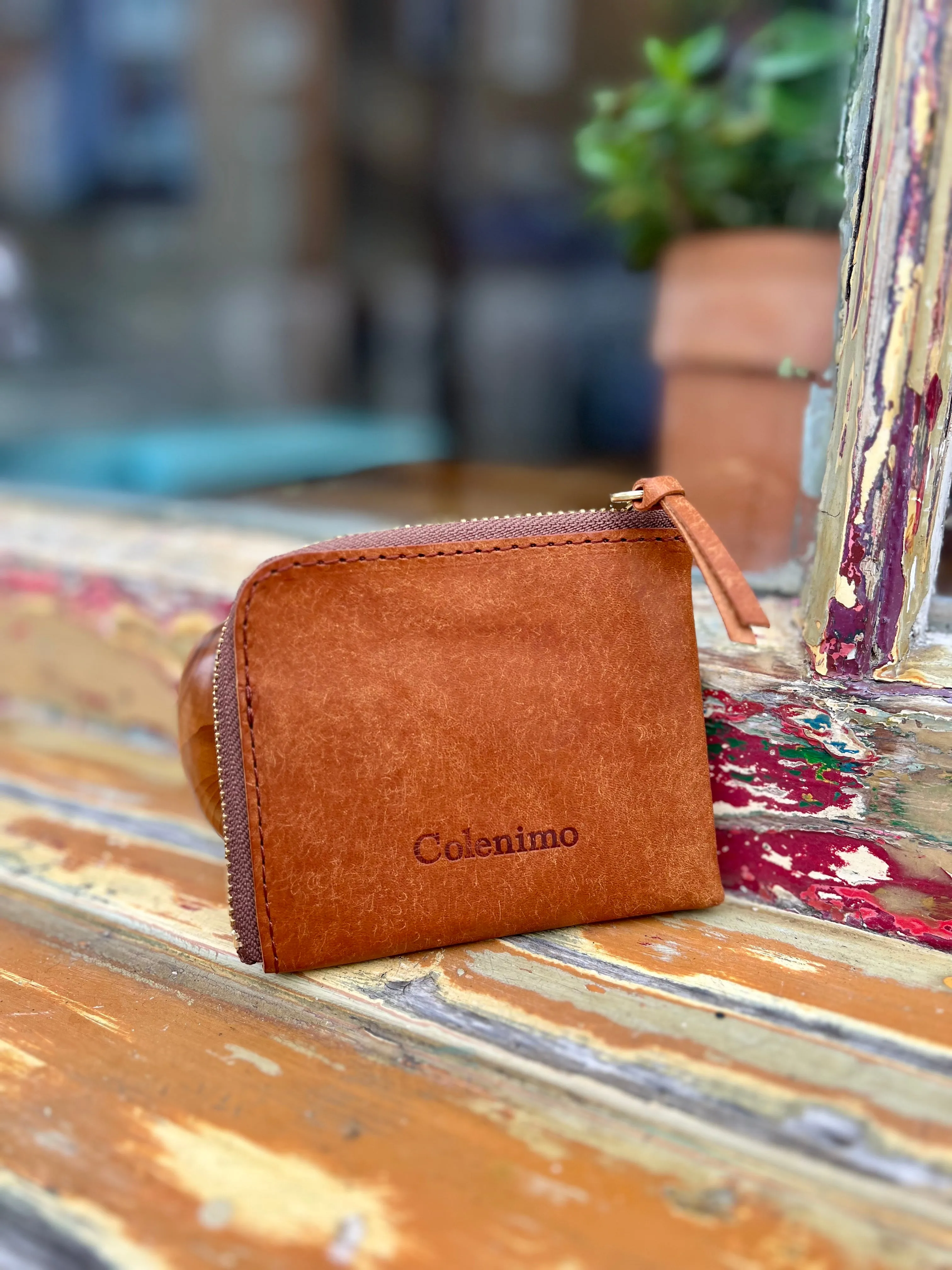 Leather Card & Coin Case