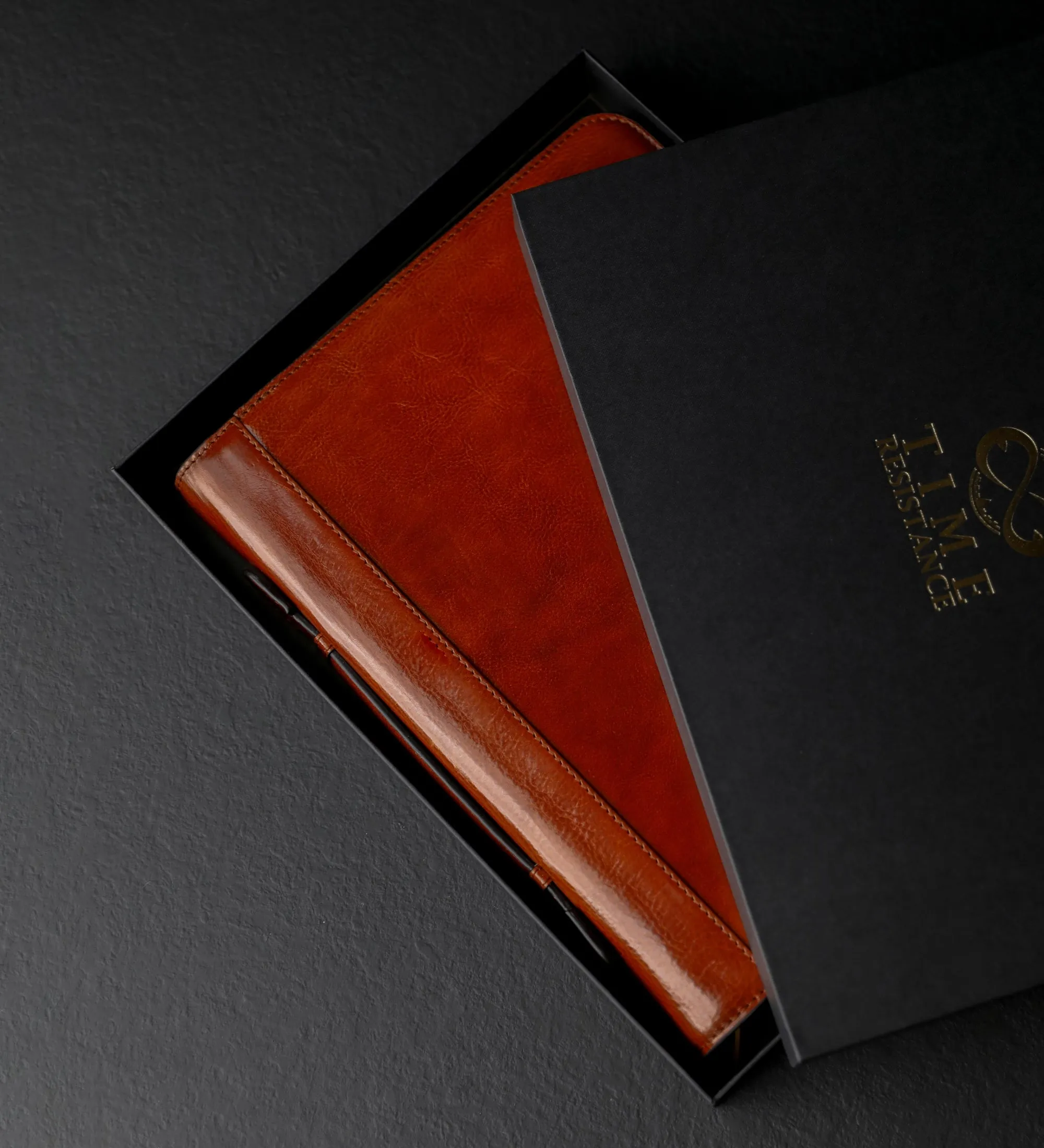 Leather Portfolio with Binder - Joy in the Morning