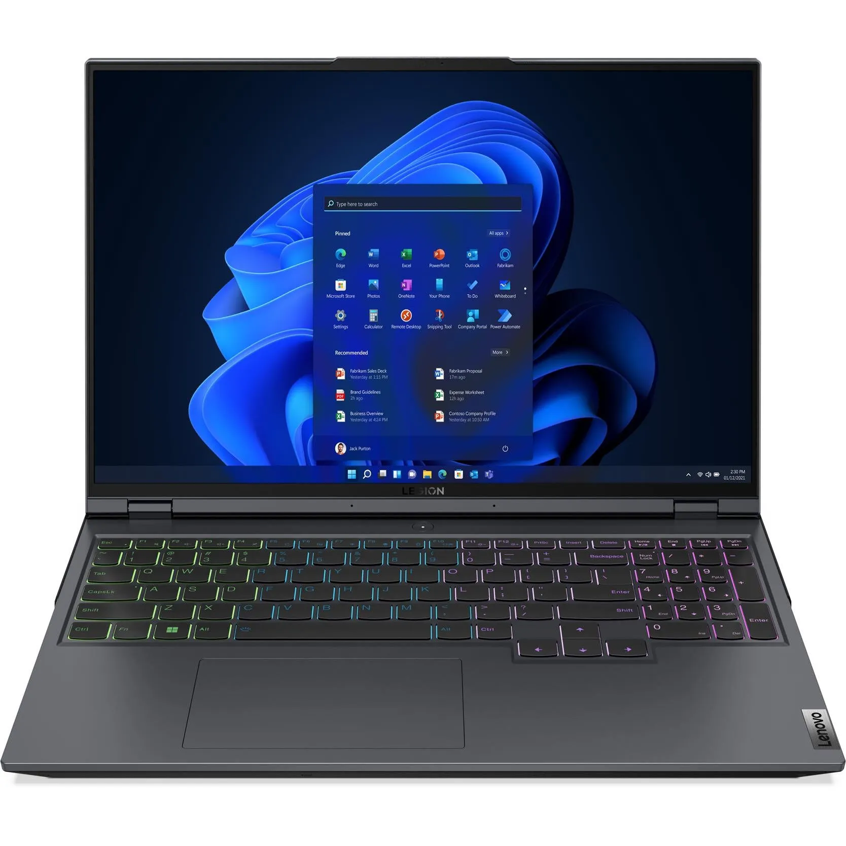 Lenovo Legion 5i Pro 16" WQXGA 165Hz Gaming Laptop (12th Gen Intel i7) [GeForce RTX 3070Ti]