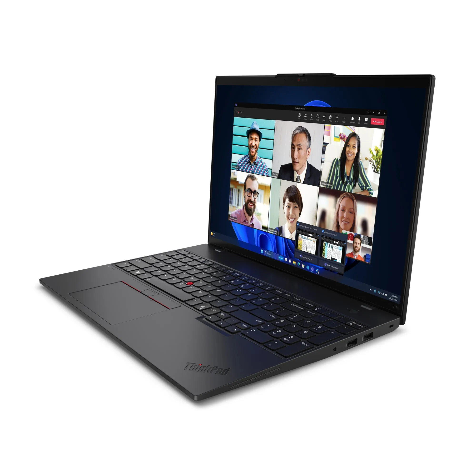 Lenovo Thinkpad L16 Gen 1 21L3 - 180-Degree Hinge Design - Intel Core Ultra 5 - 125U / Up To 4.3 Ghz - Win 11 Pro - Inte