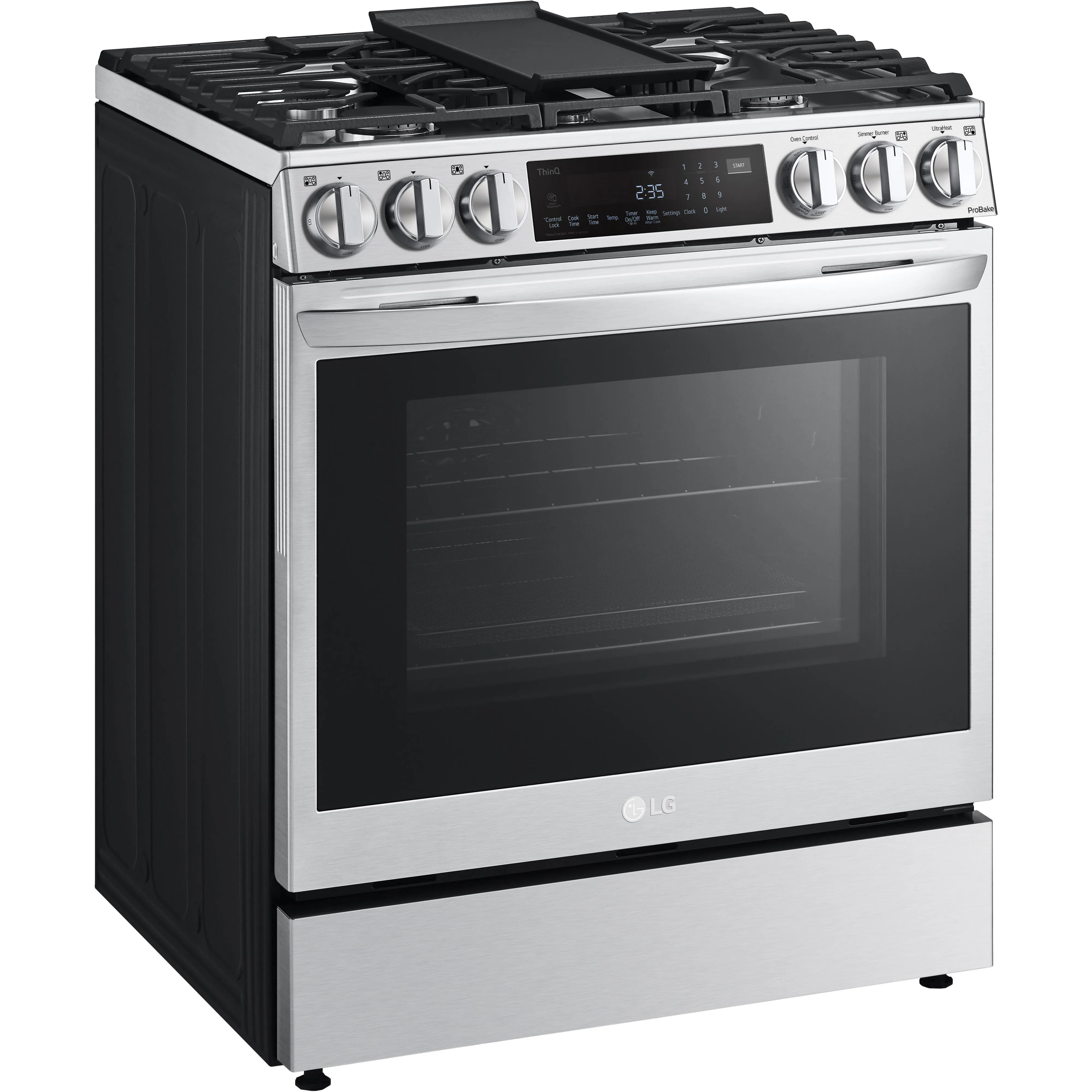 LG 30-inch Slide-In Gas Range with Air Fry LSGL6335F