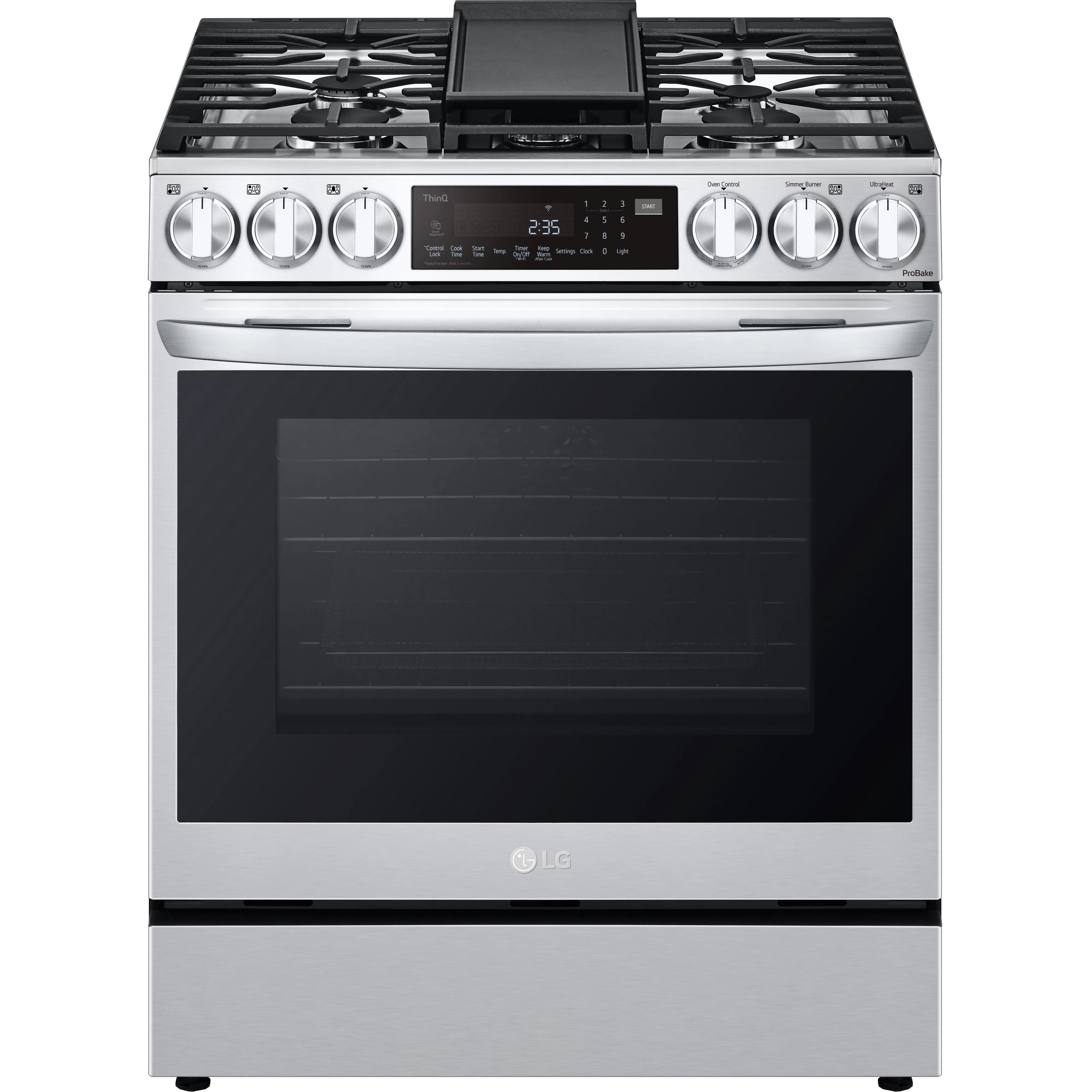 LG 30-inch Slide-In Gas Range with Air Fry LSGL6335F