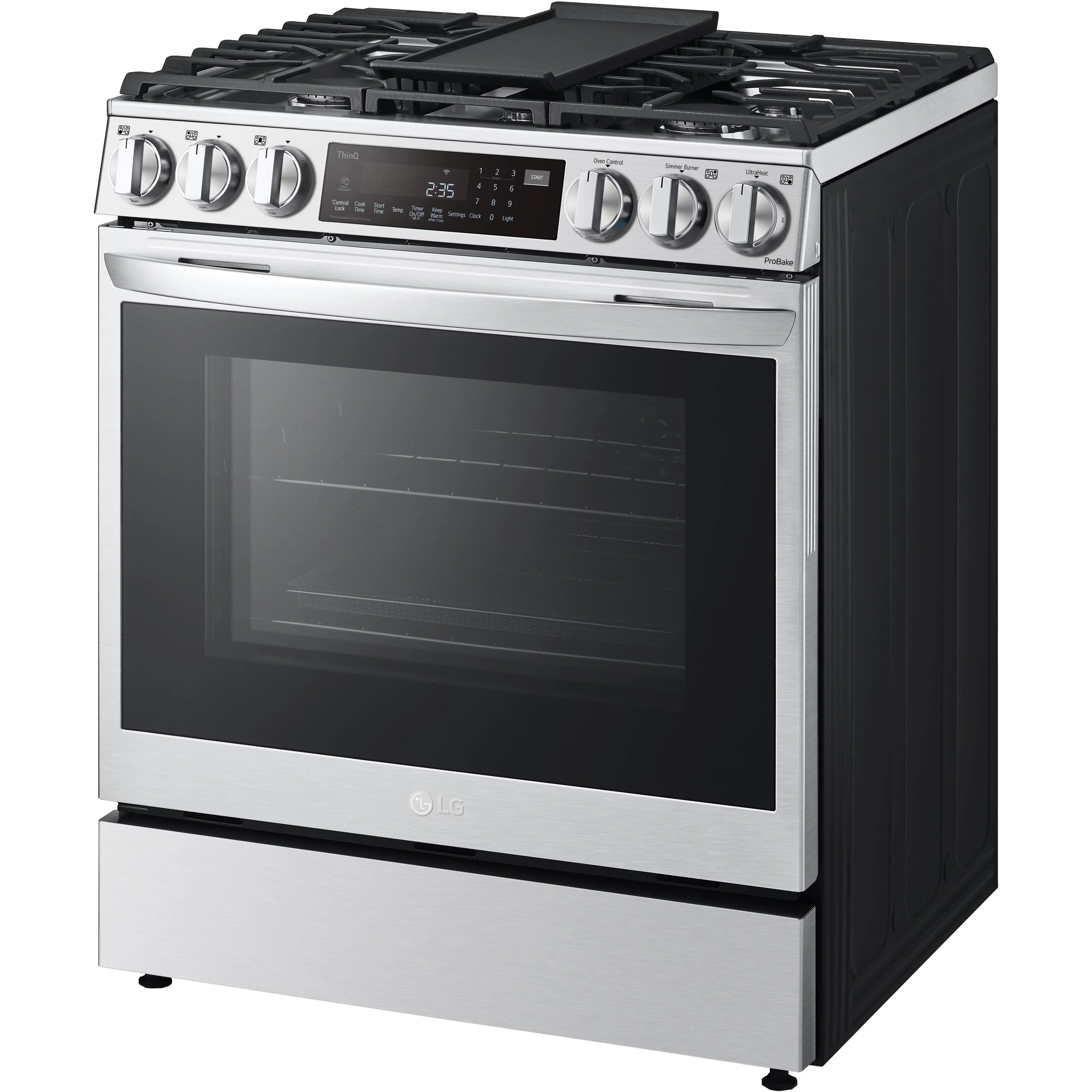 LG 30-inch Slide-In Gas Range with Air Fry LSGL6335F