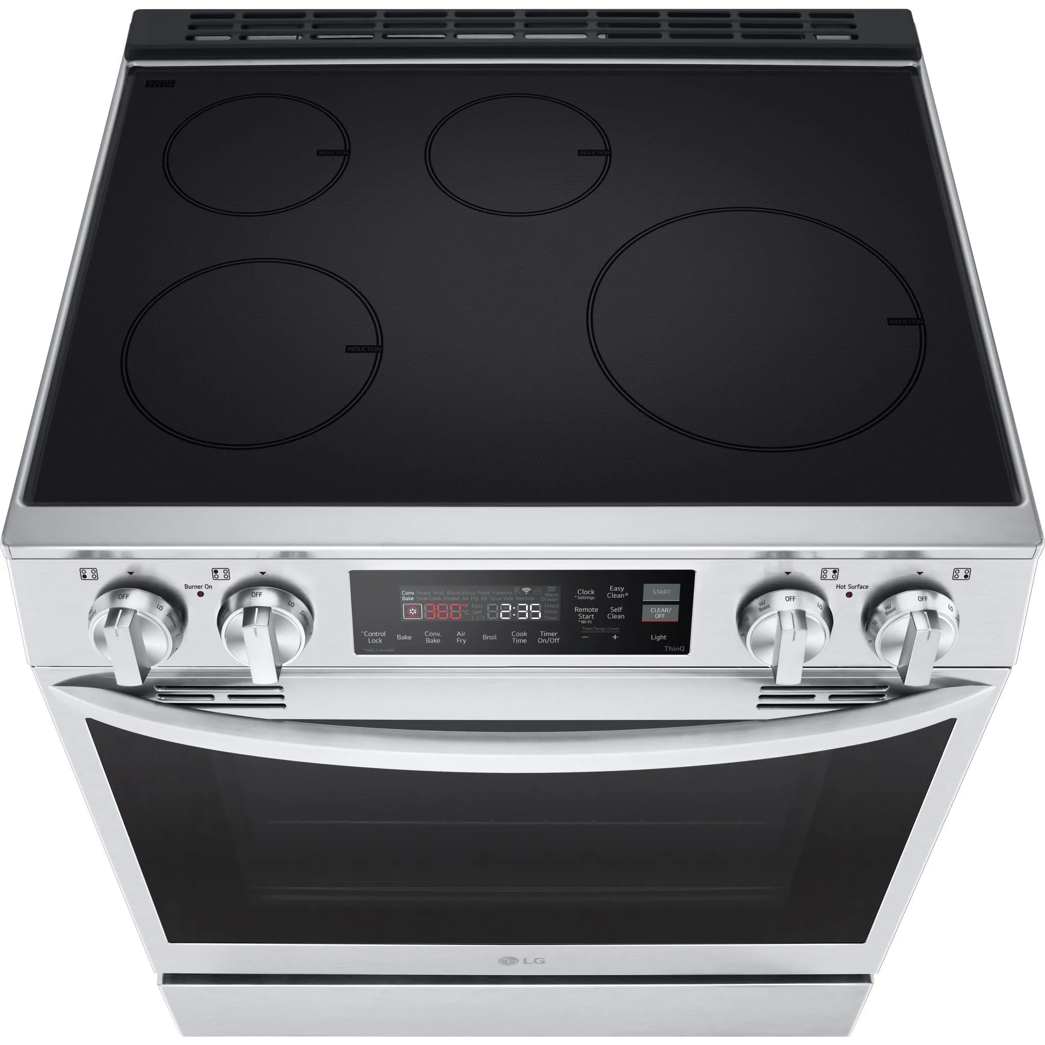 LG Induction Range (LSIL6334F) - Stainless Steel