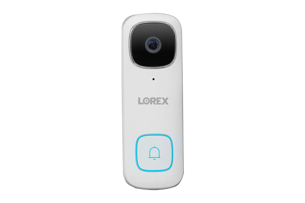 Lorex Fusion 4K 12 Camera Capable (8 Wired   4 Wi-Fi) 2TB DVR System with 2K Wired Video Doorbell and 1080P Wi-Fi Floodlight