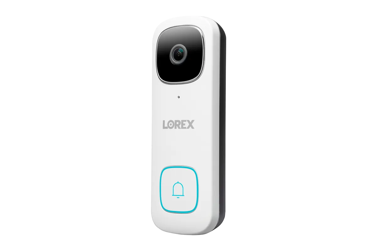 Lorex Fusion 4K 16 Camera Capable (8 Wired   8 Wi-Fi) 2TB NVR System with 4 IP Bullet Cameras, 2K Wired Video Doorbell, and 2K Floodlight